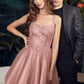 Blush Glitter Tulle Short Dress CD0212 - Cocktail Dress - Special Occasion