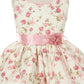 Flower Printed Party Dress by Cinderella Couture USA ASME736P