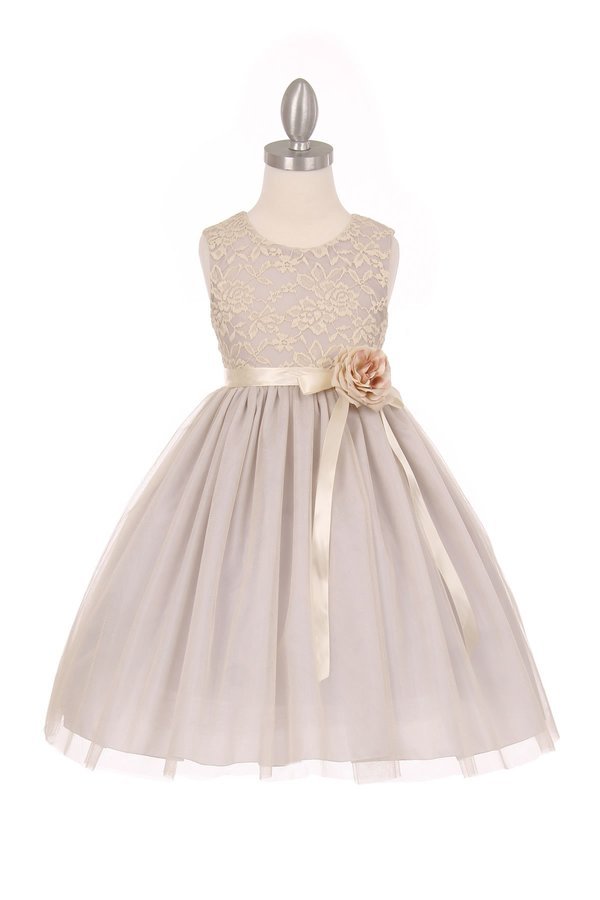 Vestido de fiesta de tul con encaje de Cinderella Couture USA AS1142