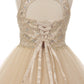 Halter Rhinestone Tulle Party Dress by Cinderella Couture USA AS5022