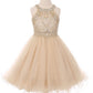 Halter Rhinestone Tulle Party Dress by Cinderella Couture USA AS5022