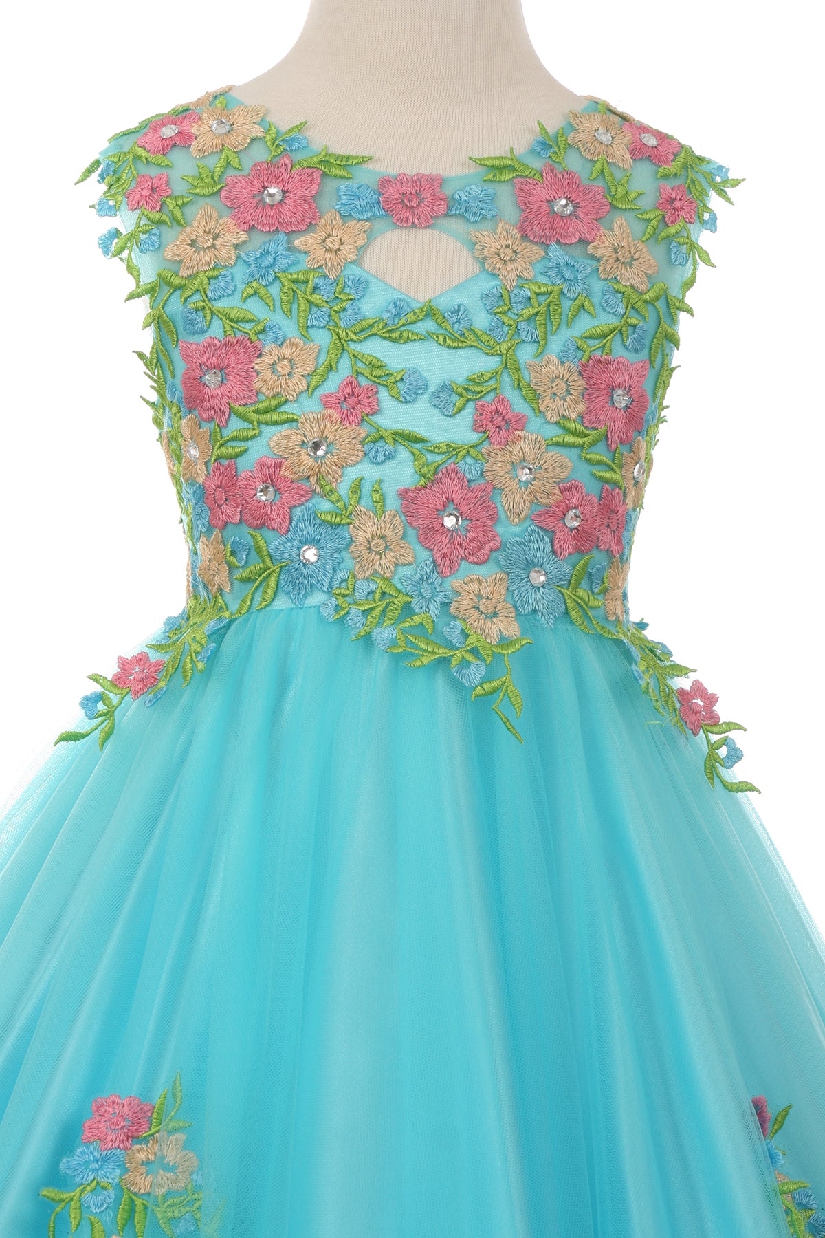 blue sandro dress Cinderella Couture USA AS5028 Soft Tulle Mini Quince 12 / Aqua
