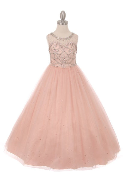 Cinderella Couture USA AS5042 Satin Glitter Tulle Mini Quince