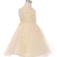 Floral Tulle Girl Party Dress by Cinderella Couture USA 9040
