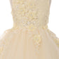 Floral Tulle Girl Party Dress by Cinderella Couture USA 9040