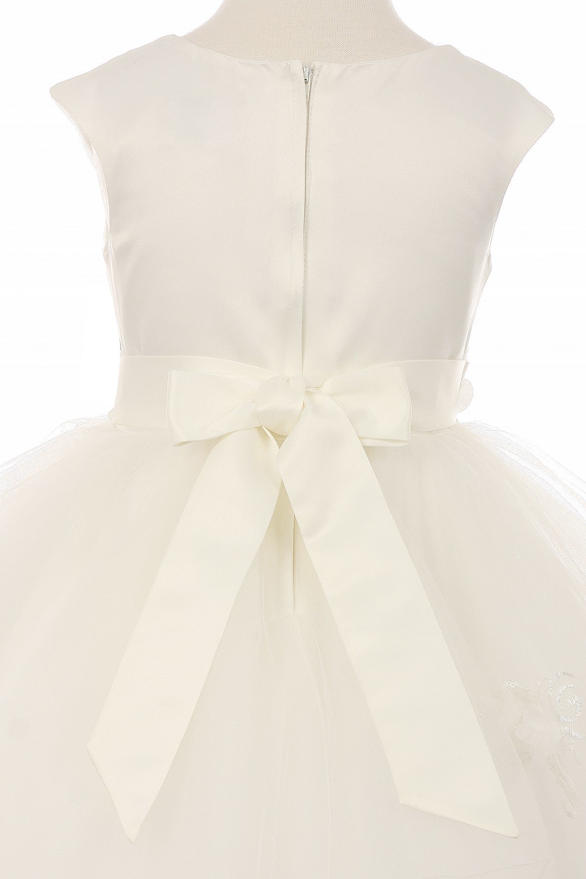 Satin Tulle Communion by Cinderella Couture USA AS2907