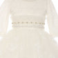 3/4 Sleeve Rhinestone Beaded Flower Girl Dress by Cinderella Couture USA AS2908