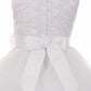 Lace Organza Flower Girl Dress by Cinderella Couture USA AS9036