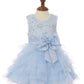 Lace Tulle Sequins Pearl Girl Baby Dress by Cinderella Couture USA AS9075B