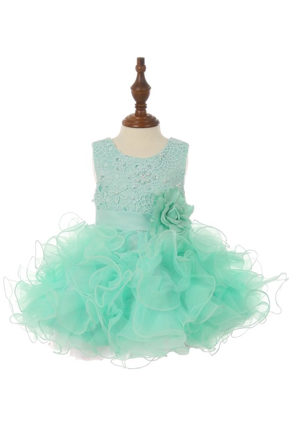 slim fit dress slacks Petit Ami Baby Girls' Bishop Smocked Daydress main image 1
