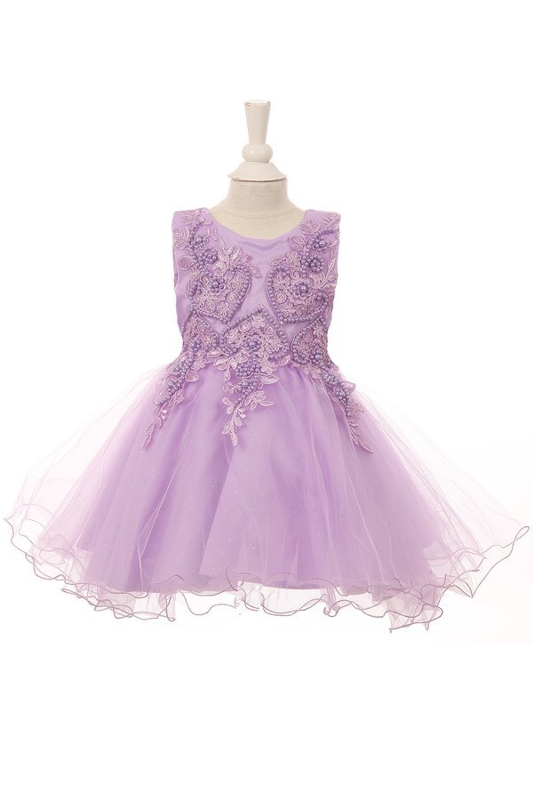 Lace Soft Tulle Baby Dress by Cinderella Couture USA 9089B