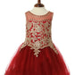 Lace Rhinestone Tulle Girl Baby Dress by Cinderella Couture USA 5017B