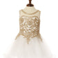 Lace Rhinestone Tulle Girl Baby Dress by Cinderella Couture USA 5017B