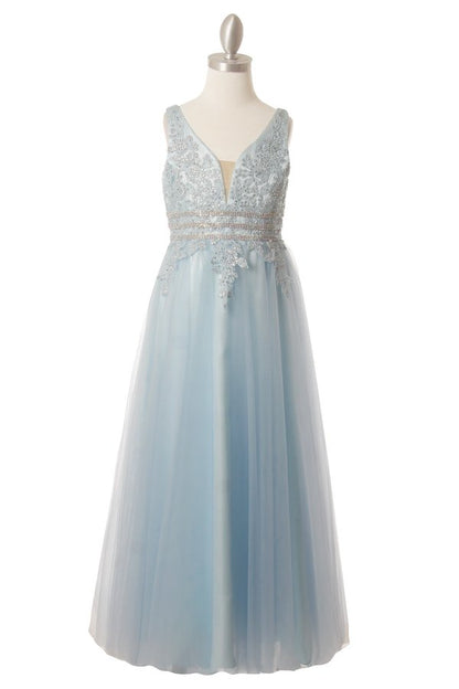 Stone Tulle Party Dress by Cinderella Couture USA 5082