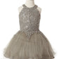 Halter Rhinestone Lace Girl Party Dress by Cinderella Couture USA AS5100