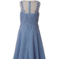 Rhinestones Chiffon Party Dress by Cinderella Couture USA 5089