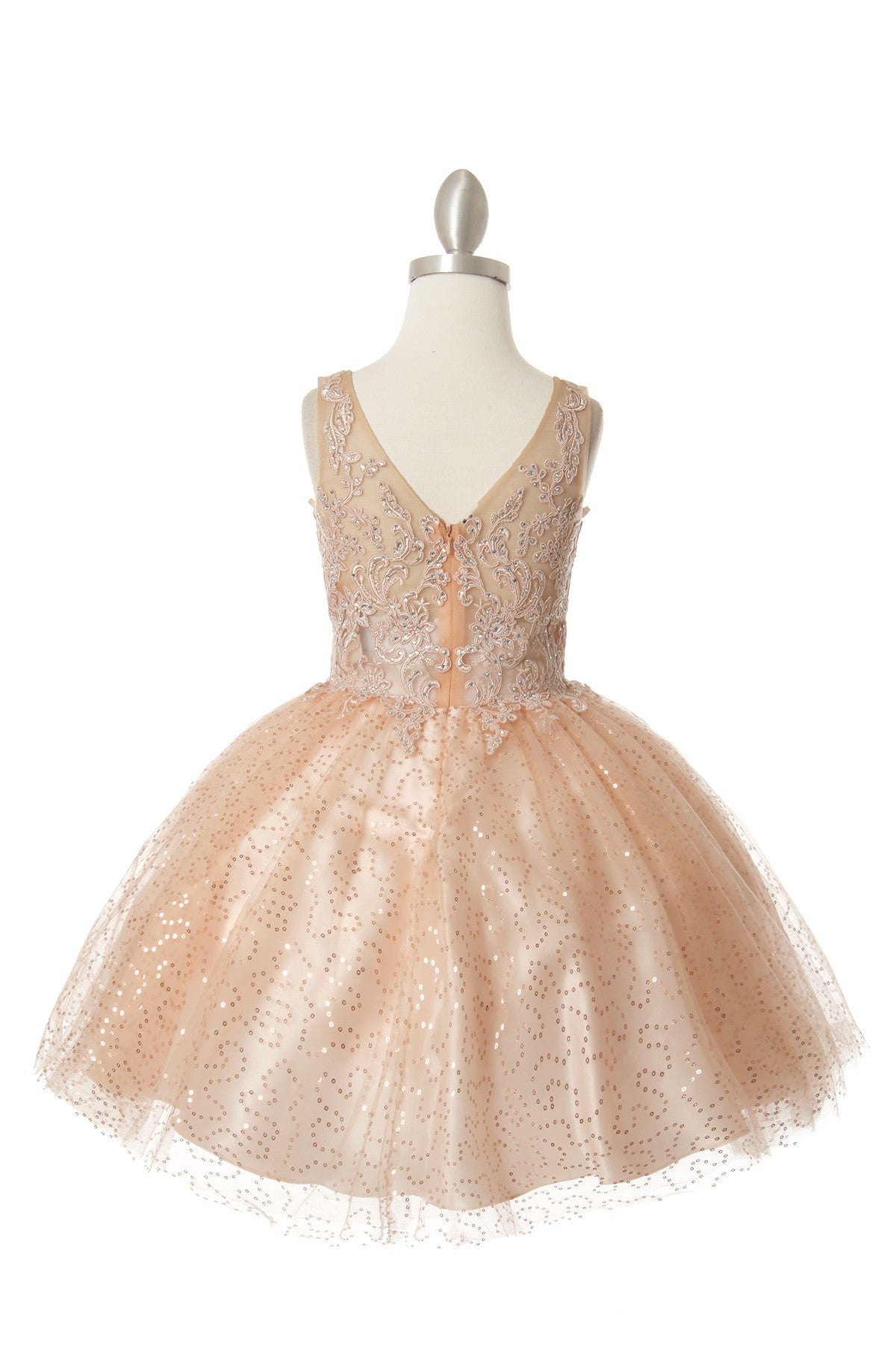 Party / Flower Girl Dress (5088) Champagne / 12