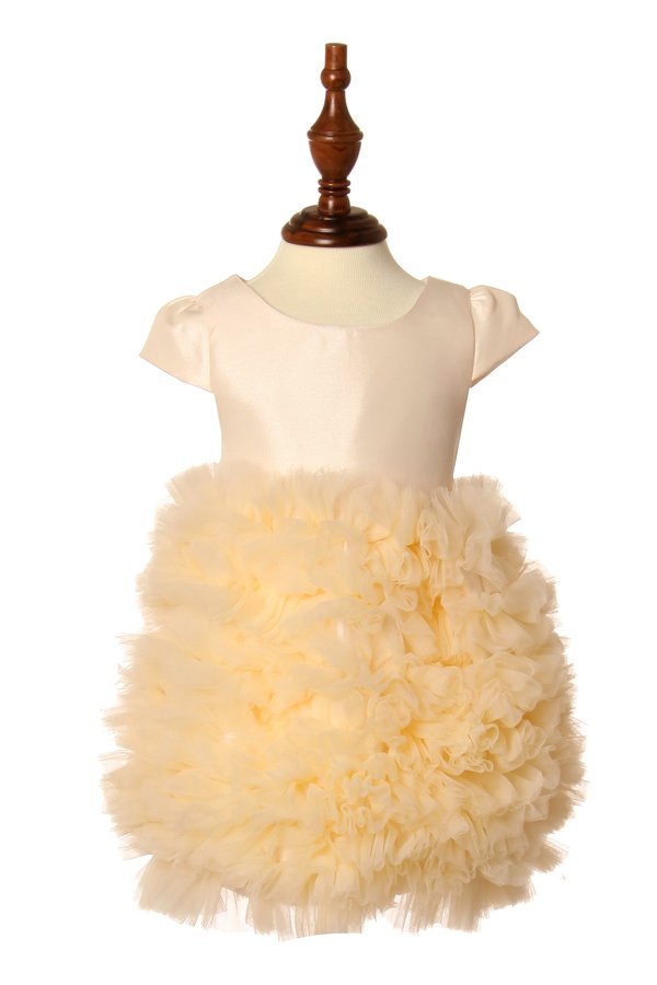 Ruffle Bubble Girl Baby Dress by Cinderella Couture USA 9116B