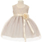 Lace Poly Lining Girl Baby Dress by Cinderella Couture USA AS1142B