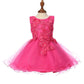 Floral Lace Tulle Girl Baby Dress by Cinderella Couture USA 9125B