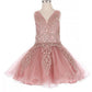 Sequin Tulle Girl Party Dress by Cinderella Couture USA AS5110