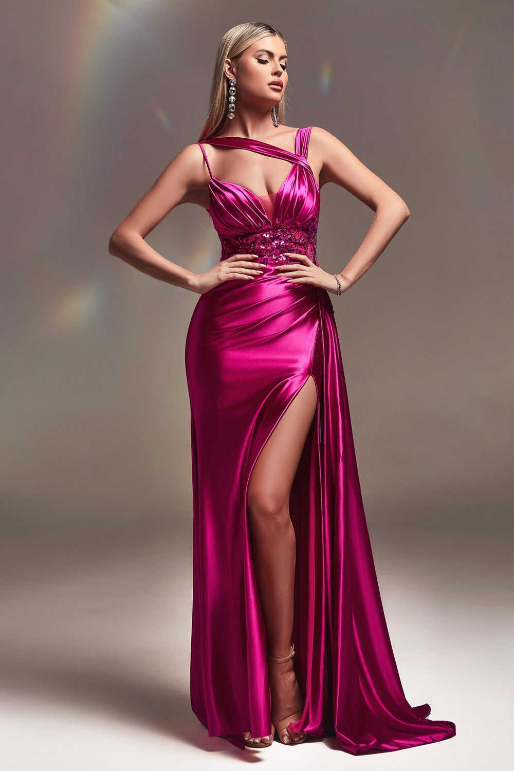 LaDivine CDS415 Prom Dress - Burgundy | NewYorkDress LaDivine CDS415 Prom Dress - Burgundy | NewYorkDress