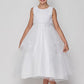 Lace Organza Flower Girl Dress by Cinderella Couture USA AS9036