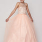 Halter Rhinestone Tulle Girl Mini Quince by Cinderella Couture USA AS5051