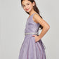 Rhinestone Glitter Metallic Girl Party Dress by Cinderella Couture USA 8014