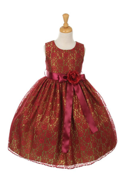 Lace Raschel Party Dress by Cinderella Couture USA AS1132
