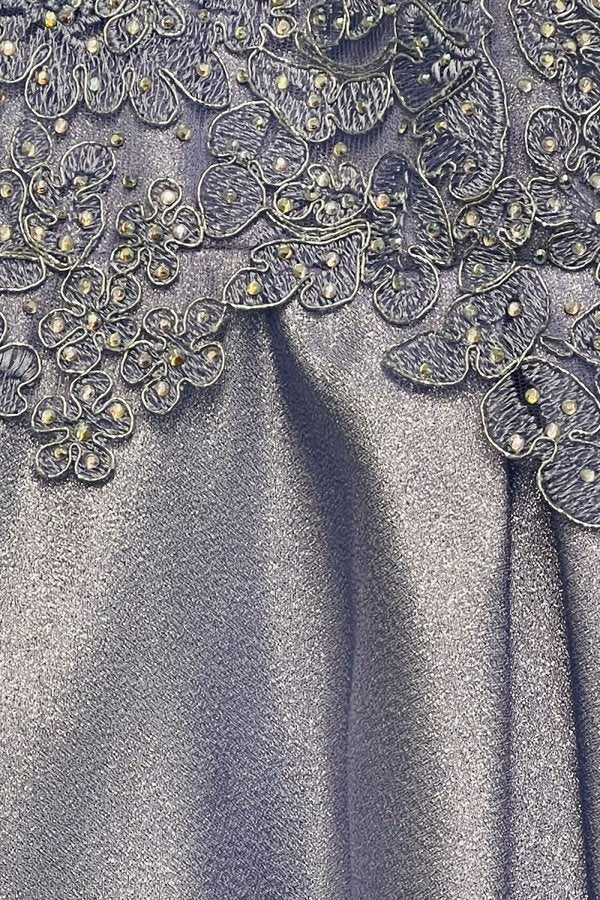 Gold Trim Lace Glitter Girl Party Dress by Cinderella Couture USA 5103