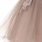 Off the Shoulder Floral Lace Tulle Baby Party Dress by Cinderella Couture USA AS9085B