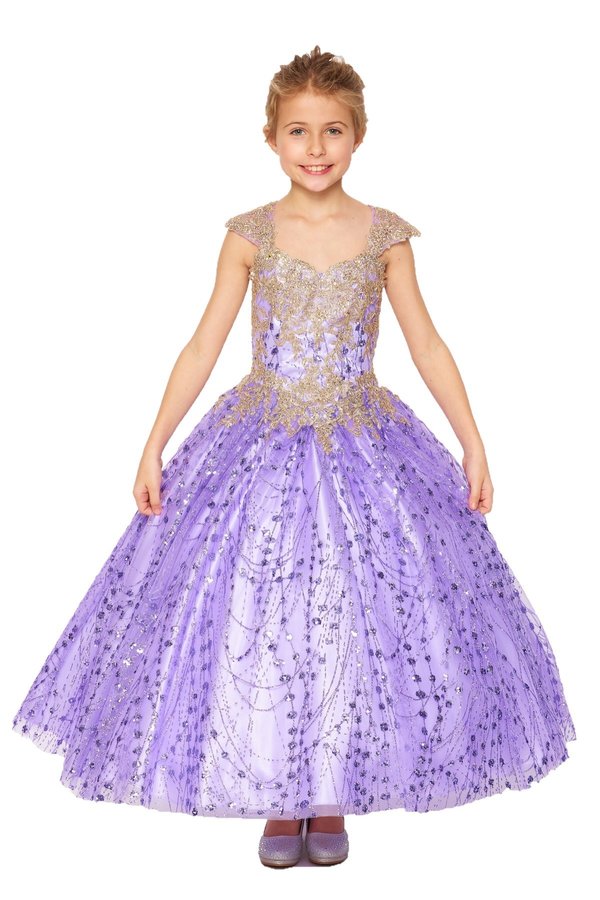 Cinderella Couture USA AS8024 Shiny Satin Tulle Mini Quince