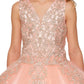 Sequin Tulle Girl Party Dress by Cinderella Couture USA AS5110