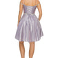 Metallic Short Party Dress by Cinderella Couture USA AS8014J-LILAC
