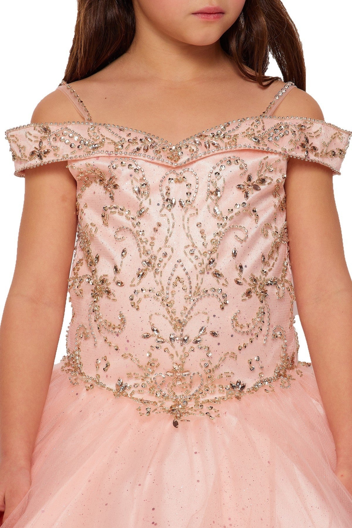 Ball Gown Dress-Mini Quince (8017) Blue / 10 Ball Gown Dress-Mini Quince (8017) Blue / 10