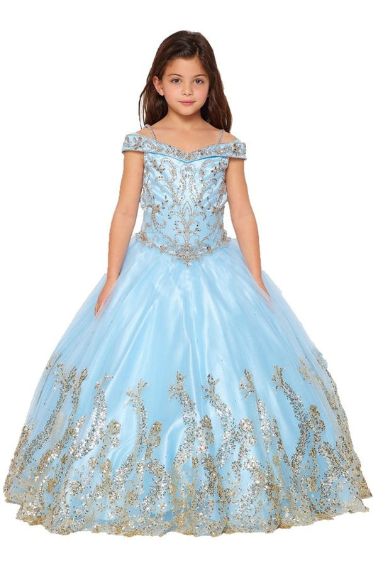 Cinderella Couture USA AS8017 Sequin Tulle Lace Mini Quince
