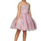 Sequins Tulle Girl Party Dress by Cinderella Couture USA 5088