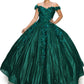 Off the Shoulder Lace Tulle Quinceanera Dress Cinderella Couture USA AS8020J-HG