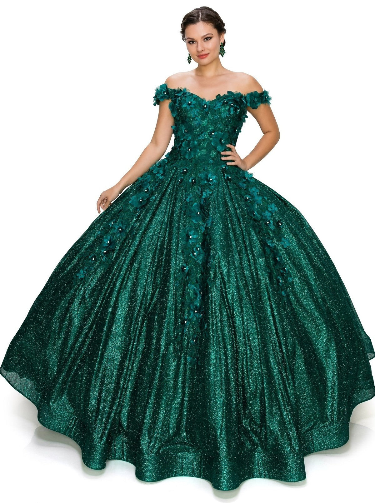 Off the Shoulder Lace Tulle Quinceanera Dress Cinderella Couture USA A ...