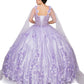 3D Stone/Pearl Embellishments floral Applique Quinceanera Dress by Cinderella Couture USA AS8030J