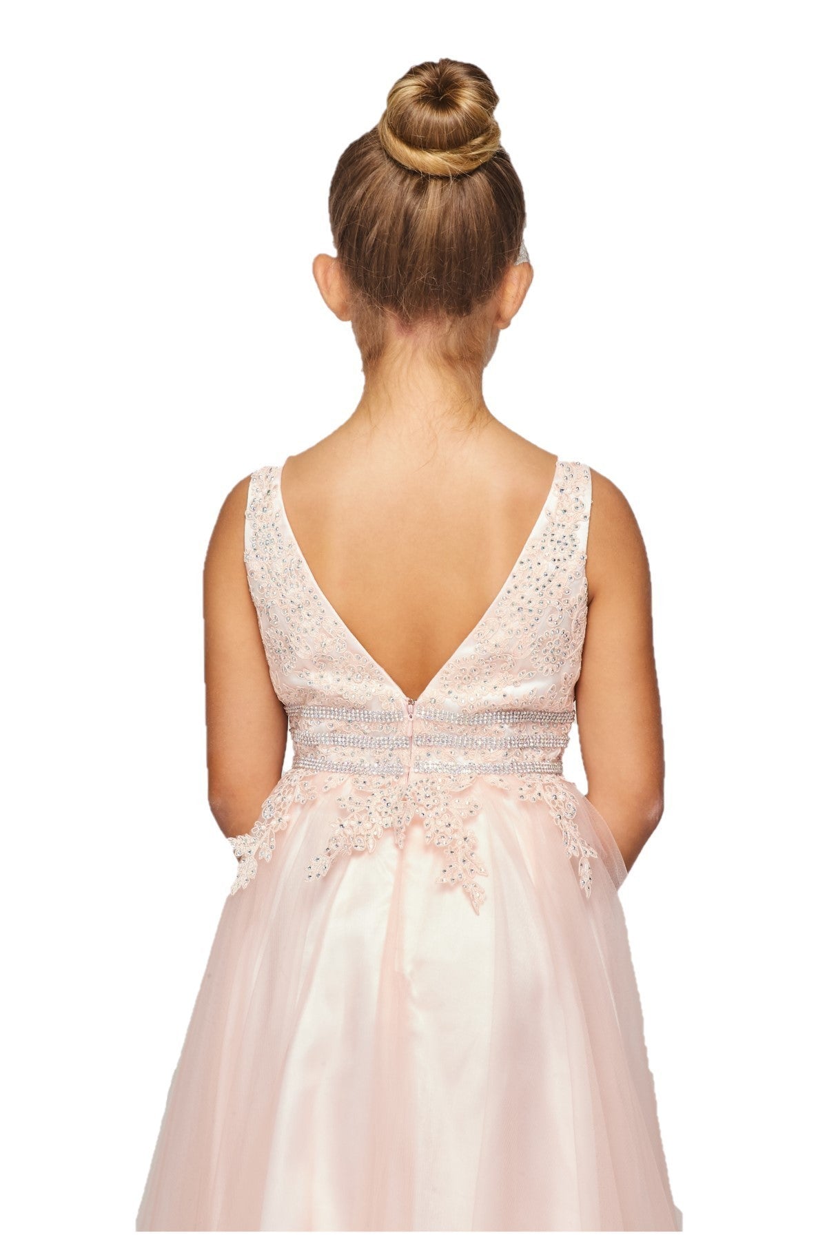 Stone Tulle Party Dress by Cinderella Couture USA 5082