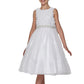 Floral & Pearls Satin Tulle Party Dress by Cinderella Couture USA AS5059