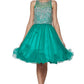 Stone Tulle Girl Party Dress by Cinderella Couture USA 8501