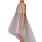 Pearls Rhinestones Tulle Girl Party Dress by Cinderella Couture USA 9086