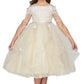 Lace Satin Tulle Flower Girl Dress by Cinderella Couture USA AS5091
