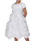 Satin Chiffon Flower Girl Dress by Cinderella Couture USA 62406B