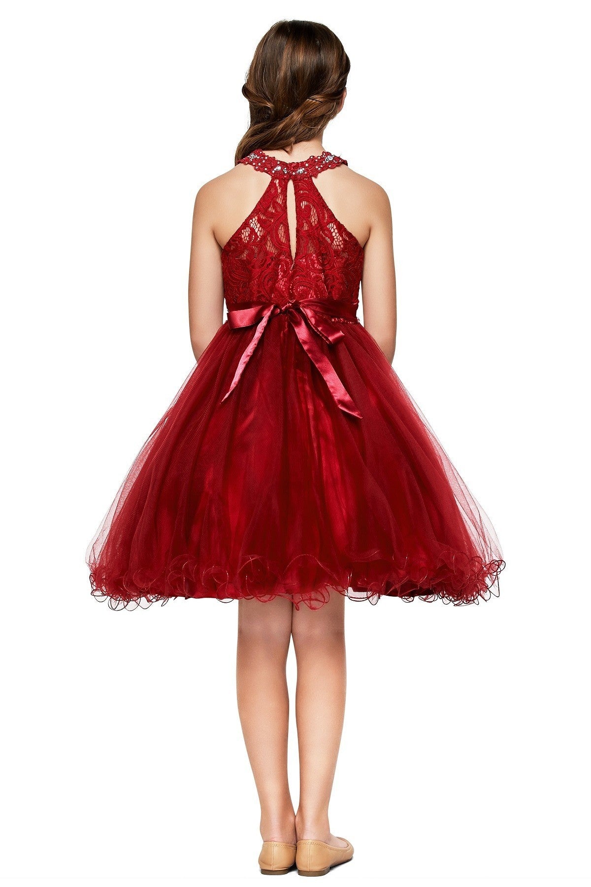 Halter Beaded Rhinestone Tulle Dress by Cinderella Couture USA 5040 Ariststyles Halter Beaded Rhinestone Tulle Dress by Cinderella Couture USA 5040 Ariststyles