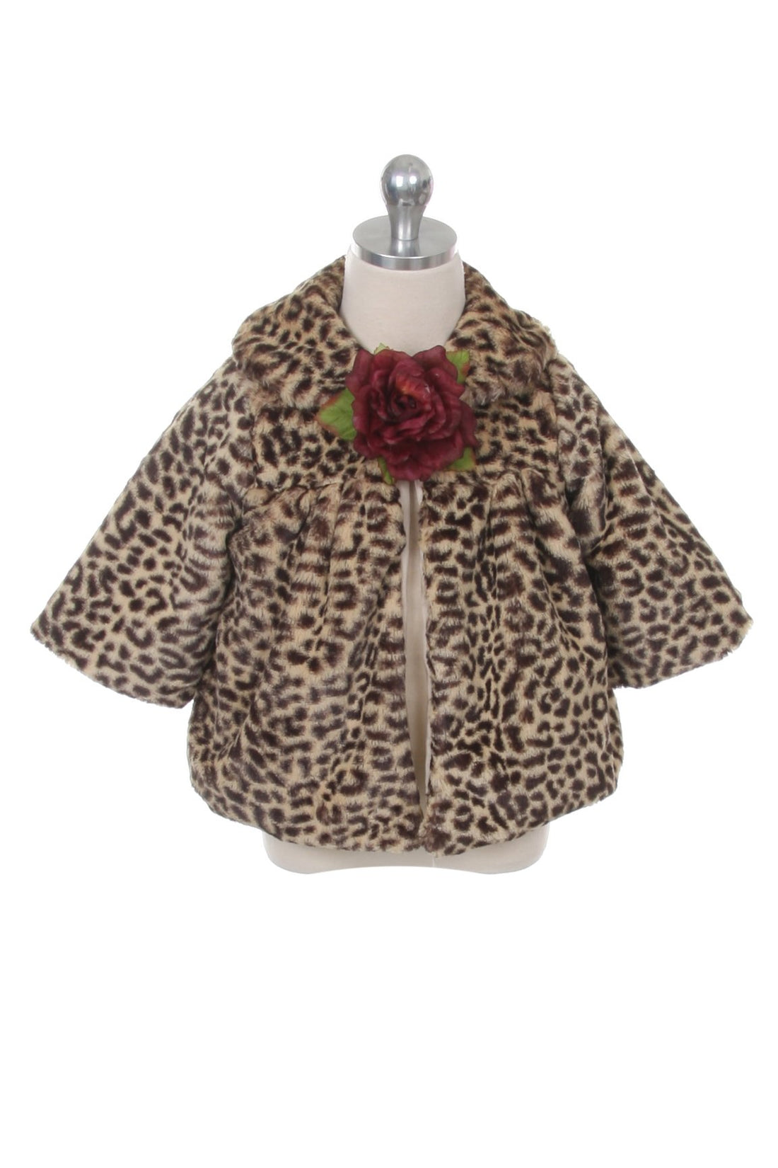 Cheetah Baby Cheetah Print Coat Dress-AS280