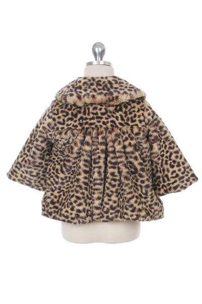 Cheetah_1 Baby Cheetah Print Coat Dress-AS280